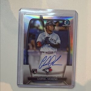 Gabriel Moreno bowman chrome rookie auto silver 239/499